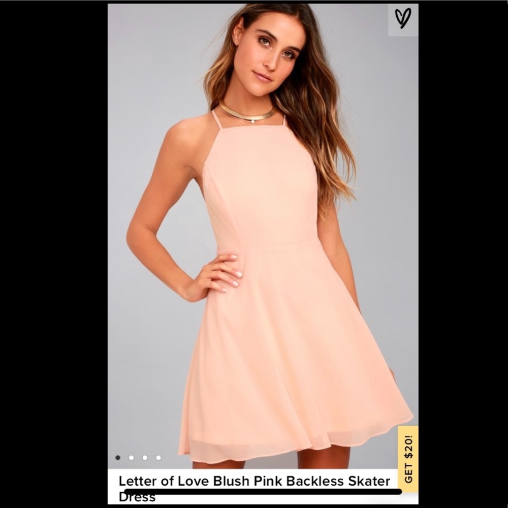 Blush Pink Lulu’s Dress - XS (NWT)